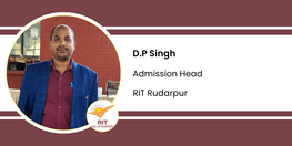 Interview D P Singh Admission Head at RIT Rudarpur